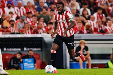 LaLiga EA SPORTS maçı sırasında Estadio de San Mames takımları arasında Inaki Williams görüldü (Maciej Rogowski)