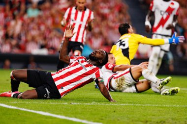 LaLiga EA SPORTS maçı sırasında Estadio de San Mames takımları arasında Inaki Williams görüldü (Maciej Rogowski)