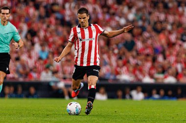 Inigo Ruiz de Galaretta, Estadio de San Mames 'deki (Maciej Rogowski) Athletic Club ve Rayo Vallecano takımları arasında oynanan maç sırasında görüldü.)