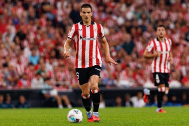 Inigo Ruiz de Galaretta, Estadio de San Mames 'deki (Maciej Rogowski) Athletic Club ve Rayo Vallecano takımları arasında oynanan maç sırasında görüldü.)