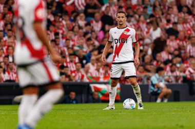 Luiz Felipe, Estadio de San Mames 'te Atletizm Kulübü ve Rayo Vallecano takımları arasında oynanan LaLiga EA SPORTS maçı sırasında görüldü (Maciej Rogowski)