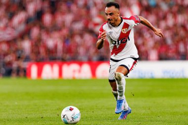 Alvaro Garcia, Estadio de San Mames 'te Atletizm Kulübü ve Rayo Vallecano takımları arasında oynanan LaLiga EA SPORTS maçı sırasında görüldü.)