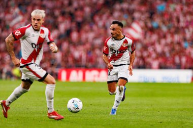 Alvaro Garcia, Estadio de San Mames 'te Atletizm Kulübü ve Rayo Vallecano takımları arasında oynanan LaLiga EA SPORTS maçı sırasında görüldü.)