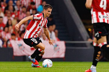 Inigo Ruiz de Galaretta, Estadio de San Mames 'deki (Maciej Rogowski) Athletic Club ve Rayo Vallecano takımları arasında oynanan maç sırasında görüldü.)