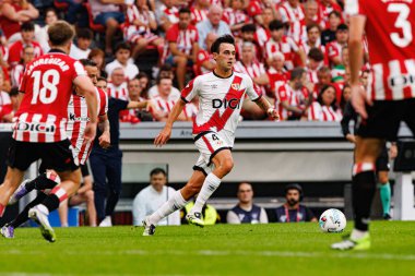 Pedro Diaz, Estadio de San Mames 'de (Maciej Rogowski) Atletizm Kulübü ve Rayo Vallecano takımları arasında oynanan LaLiga EA EA SPORTS maçı sırasında görüldü.)