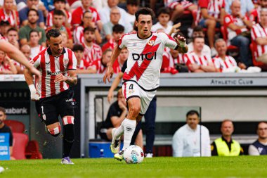 Pedro Diaz, Estadio de San Mames 'de (Maciej Rogowski) Atletizm Kulübü ve Rayo Vallecano takımları arasında oynanan LaLiga EA EA SPORTS maçı sırasında görüldü.)