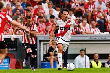 Pedro Diaz, Estadio de San Mames 'de (Maciej Rogowski) Atletizm Kulübü ve Rayo Vallecano takımları arasında oynanan LaLiga EA EA SPORTS maçı sırasında görüldü.)