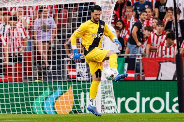 Augusto Batalla LaLiga EA SPORTS maçı sırasında Estadio de San Mames 'de (Maciej Rogowski)