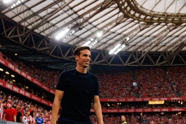 Inigo Perez, Estadio de San Mames 'de (Maciej Rogowski) Athletic Club ve Rayo Vallecano takımları arasında oynanan LaLiga EA SPORTS maçı sırasında görüldü.)