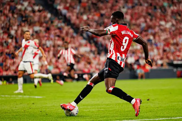 LaLiga EA SPORTS maçı sırasında Estadio de San Mames takımları arasında Inaki Williams görüldü (Maciej Rogowski)