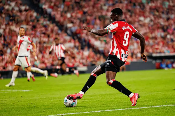 LaLiga EA SPORTS maçı sırasında Estadio de San Mames takımları arasında Inaki Williams görüldü (Maciej Rogowski)