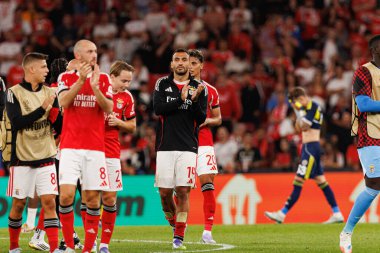 Vangelis Pavlidis, SL Benfica ve Fenerbahçe SK (Maciej Rogowski) arasındaki Şampiyonlar Ligi ön eleme maçında görüldü.)