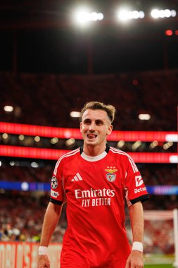 Kerem Akturkoglu SL Benfica ile Fenerbahçe SK (Maciej Rogowski) arasındaki Şampiyonlar Ligi ön eleme maçında görüldü.)