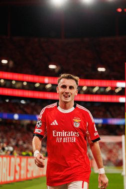 Kerem Akturkoglu SL Benfica ile Fenerbahçe SK (Maciej Rogowski) arasındaki Şampiyonlar Ligi ön eleme maçında görüldü.)