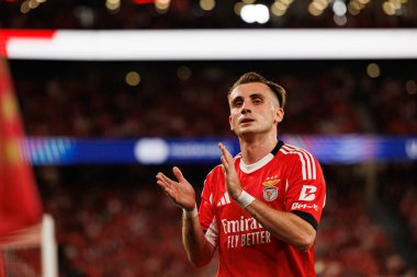 Kerem Akturkoglu SL Benfica ile Fenerbahçe SK (Maciej Rogowski) arasındaki Şampiyonlar Ligi ön eleme maçında görüldü.)