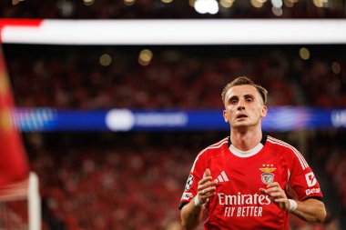 Kerem Akturkoglu SL Benfica ile Fenerbahçe SK (Maciej Rogowski) arasındaki Şampiyonlar Ligi ön eleme maçında görüldü.)