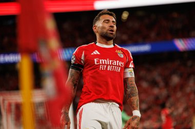 Nicolas Otamendi Şampiyonlar Ligi eleme maçında SL Benfica ve Fenerbahçe SK (Maciej Rogowski) arasında görüldü.)