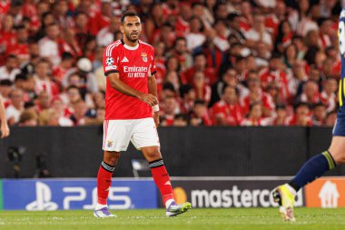 Vangelis Pavlidis, SL Benfica ve Fenerbahçe SK (Maciej Rogowski) arasındaki Şampiyonlar Ligi ön eleme maçında görüldü.)