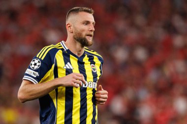 Milan Skriniar Şampiyonlar Ligi eleme maçında SL Benfica ve Fenerbahçe SK (Maciej Rogowski) arasında görüldü.)
