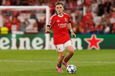 Kerem Akturkoglu SL Benfica ile Fenerbahçe SK (Maciej Rogowski) arasındaki Şampiyonlar Ligi ön eleme maçında görüldü.)