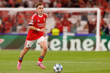 Kerem Akturkoglu SL Benfica ile Fenerbahçe SK (Maciej Rogowski) arasındaki Şampiyonlar Ligi ön eleme maçında görüldü.)