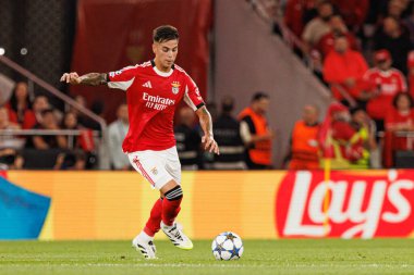 Enzo Barrenechea, Şampiyonlar Ligi eleme maçında SL Benfica ve Fenerbahçe SK (Maciej Rogowski) arasında görüldü.)