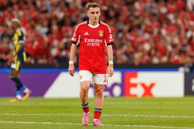 Kerem Akturkoglu SL Benfica ile Fenerbahçe SK (Maciej Rogowski) arasındaki Şampiyonlar Ligi ön eleme maçında görüldü.)