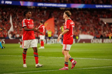 Leandro Barreiro ve Kerem Akturkoglu, Şampiyonlar Ligi eleme maçında SL Benfica ile Fenerbahçe SK (Maciej Rogowski)