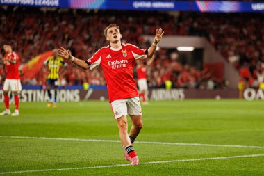 Kerem Akturkoglu, Şampiyonlar Ligi eleme maçında SL Benfica ve Fenerbahçe SK (Maciej Rogowski)