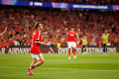 Kerem Akturkoglu, Şampiyonlar Ligi eleme maçında SL Benfica ve Fenerbahçe SK (Maciej Rogowski)