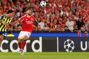 Jayden Oosterwolde ve Vangelis Pavlidis Şampiyonlar Ligi eleme maçında SL Benfica ve Fenerbahçe SK (Maciej Rogowski)