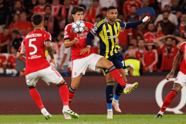 Antonio Silva ve Youssef En-Nesyri Şampiyonlar Ligi eleme maçında SL Benfica ve Fenerbahçe SK (Maciej Rogowski)