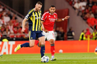 Milan Skriniar Şampiyonlar Ligi eleme maçında SL Benfica ve Fenerbahçe SK (Maciej Rogowski) arasında görüldü.)