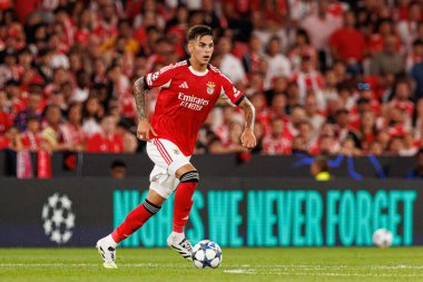 Enzo Barrenechea, Şampiyonlar Ligi eleme maçında SL Benfica ve Fenerbahçe SK (Maciej Rogowski) arasında görüldü.)