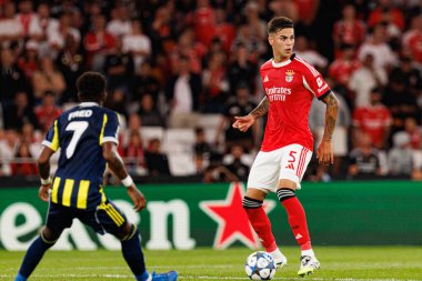 Enzo Barrenechea, Şampiyonlar Ligi eleme maçında SL Benfica ve Fenerbahçe SK (Maciej Rogowski) arasında görüldü.)
