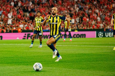 SL Benfica ve Fenerbahçe SK (Maciej Rogowski) arasında oynanan Şampiyonlar Ligi ön eleme maçında Sofyan Amrabat görüldü.)
