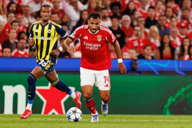 Vangelis Pavlidis, SL Benfica ve Fenerbahçe SK (Maciej Rogowski) arasındaki Şampiyonlar Ligi ön eleme maçında görüldü.)