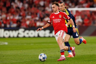 Kerem Akturkoglu SL Benfica ile Fenerbahçe SK (Maciej Rogowski) arasındaki Şampiyonlar Ligi ön eleme maçında görüldü.)