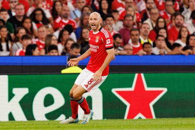 Fredrik Aursnes, Şampiyonlar Ligi eleme maçında SL Benfica ve Fenerbahçe SK (Maciej Rogowski) arasında görüldü.)