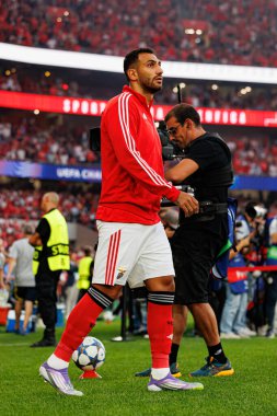 Vangelis Pavlidis, SL Benfica ve Fenerbahçe SK (Maciej Rogowski) arasındaki Şampiyonlar Ligi ön eleme maçında görüldü.)