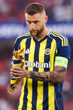 Milan Skriniar Şampiyonlar Ligi eleme maçında SL Benfica ve Fenerbahçe SK (Maciej Rogowski) arasında görüldü.)