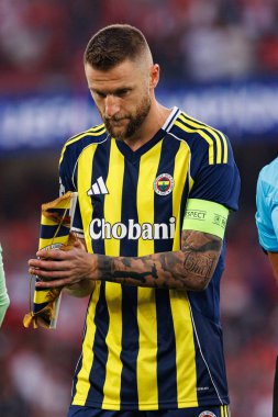 Milan Skriniar Şampiyonlar Ligi eleme maçında SL Benfica ve Fenerbahçe SK (Maciej Rogowski) arasında görüldü.)