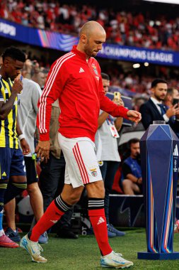 Fredrik Aursnes, Şampiyonlar Ligi eleme maçında SL Benfica ve Fenerbahçe SK (Maciej Rogowski) arasında görüldü.)