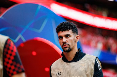 Tomas Araujo Şampiyonlar Ligi eleme maçında SL Benfica ve Fenerbahçe SK (Maciej Rogowski) arasında görüldü.)