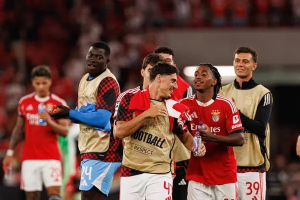 Tiago Gouveia, SL Benfica ve Fenerbahçe SK (Maciej Rogowski) arasındaki Şampiyonlar Ligi ön eleme maçında görüldü.)