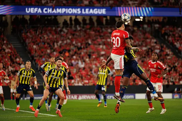 Nicolas Otamendi ve Nelson Semedo, Şampiyonlar Ligi eleme maçında SL Benfica ve Fenerbahçe SK (Maciej Rogowski)