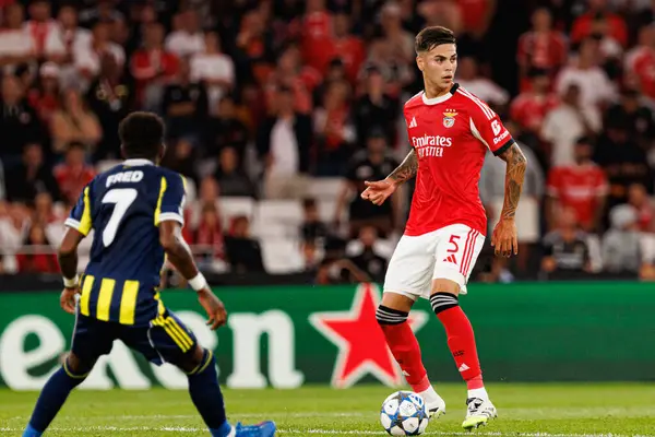 Enzo Barrenechea, Şampiyonlar Ligi eleme maçında SL Benfica ve Fenerbahçe SK (Maciej Rogowski) arasında görüldü.)