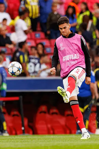 Enzo Barrenechea, Şampiyonlar Ligi eleme maçında SL Benfica ve Fenerbahçe SK (Maciej Rogowski) arasında görüldü.)