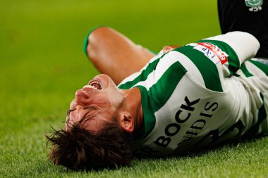 Giorgos Vagannidis, Liga Portekiz maçı sırasında Sporting CP ve FC Porto takımları arasında görüldü (Maciej Rogowski / Ball Raw Images)