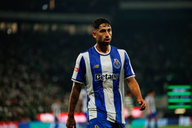 Alan Varela, Liga Portekiz maçı sırasında Sporting CP ve FC Porto takımları arasında görüldü (Maciej Rogowski / Ball Raw Images)